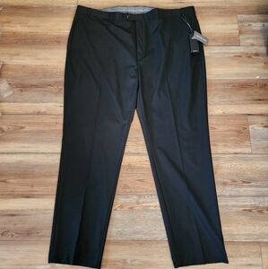 Michael Kors Marvin Dress Pants Mens 48x34 Black Classic Fit NEW